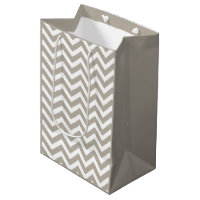 Grey & White Thick Chevron Wedding Birthday V4