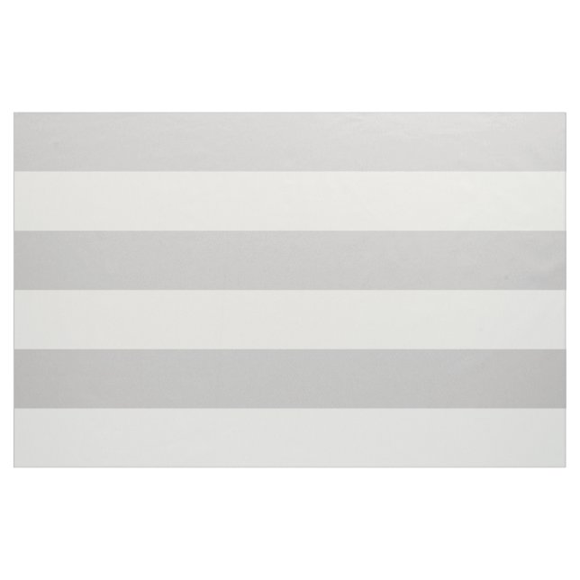 Grey Wide Stripes Large Scale Fabric (Yard)