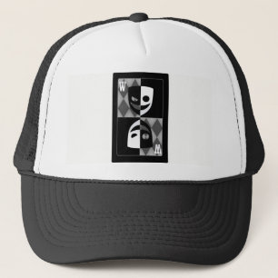 Grey Wildcard Poker Diamonds Trucker Hat
