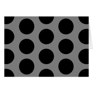 Grey with Black Dots