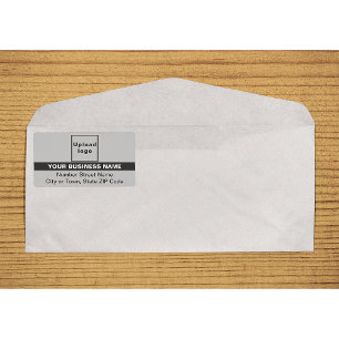 Grey With Highlighted Brand Name Shipping Label