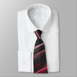 Grey with pink streaks tie