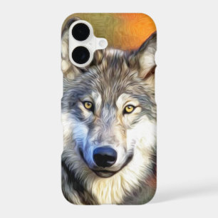 Grey Wolf Art Painting