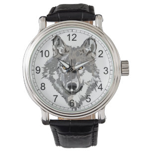 Grey Wolf Design Watch