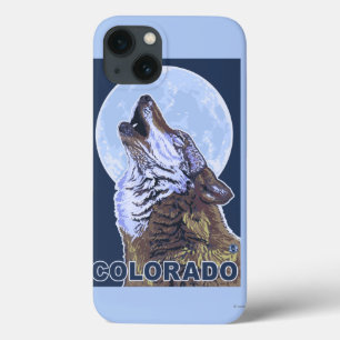 Grey Wolf HowlingColorado iPhone 13 Case