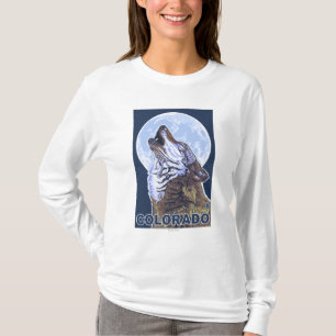 Grey Wolf HowlingColorado T-Shirt