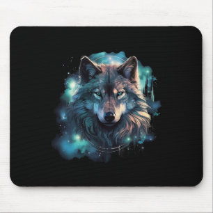 Grey Wolf Hunting Grounds Mouse Pad