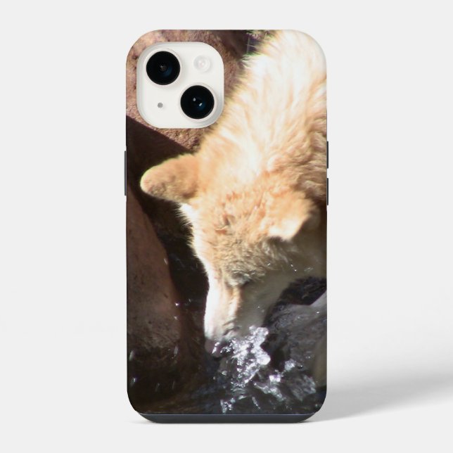 Grey Wolf Iphone Case (Back)