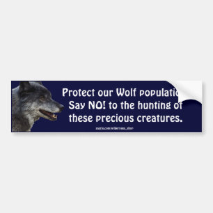 Grey Wolf Motivational Bumper Stickers
