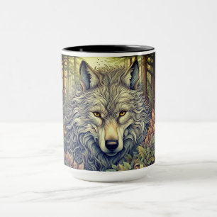 Grey Wolf  Mug