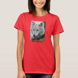 Grey Wolf Portrait Wildlife T-Shirt