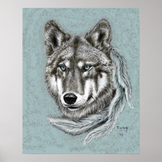 Grey Wolf Poster