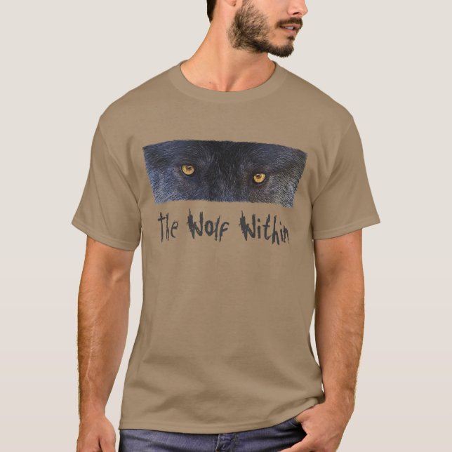 GREY WOLF (See Cherokee Legend on back) Shirt (Front)