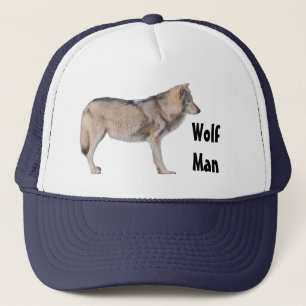Grey Wolf Standing Wildlife-lover's Hat