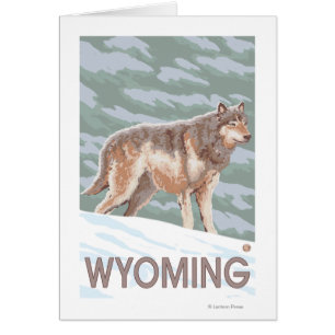 Grey Wolf StandingWyoming