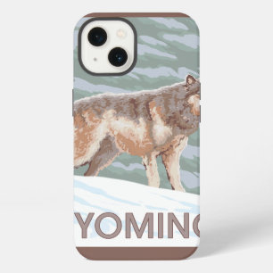 Grey Wolf StandingWyoming iPhone 13 Case