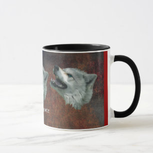 GREY WOLF SUPPORTER Wildlife Gift Mug