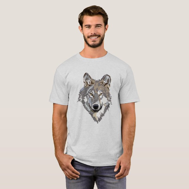 Grey Wolf T-Shirt (Front Full)