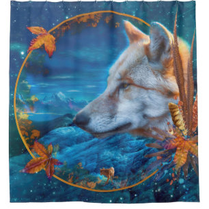 Grey Wolf THE GREAT QUEST #2 Shower Curtain