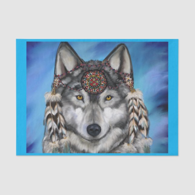 GREY WOLF TISSUE PAPER (Front)