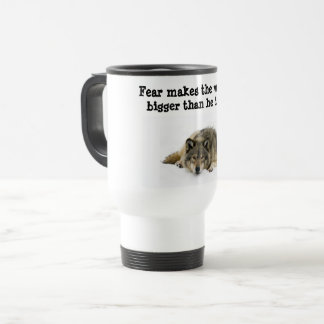 Grey Wolf Travel Mug