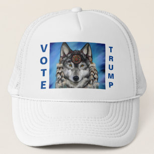 Grey Wolf Trucker Hat