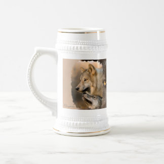 Grey Wolves Beer Stein
