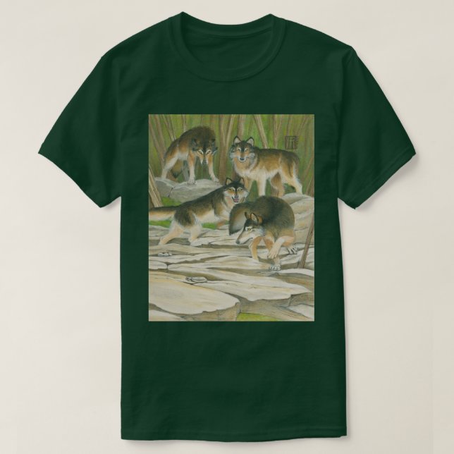Grey Wolves T-Shirt (Design Front)