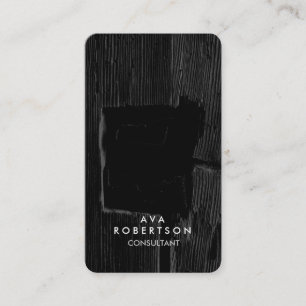 Grey Wood Creative Consultant Manager Business Card