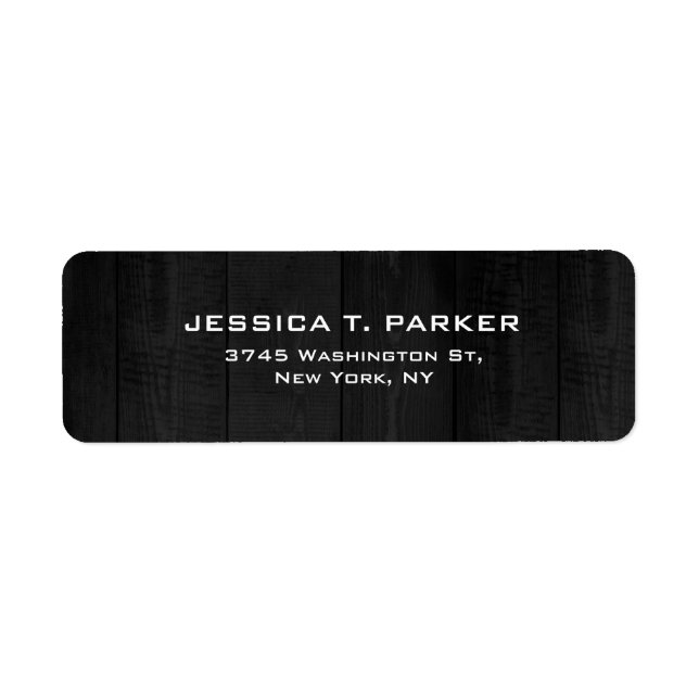 Grey Wood Design Plain Elegant Modern Trendy (Front)