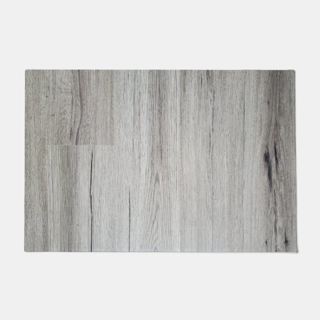 Grey Wood Floor Planks Doormat (Front)