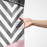 Grey Zigzag, Grey Chevron, Zigzag Pattern, Pink Scarf<br><div class="desc">Elegant,  stylish and sophisticated zigzag (chevron) pattern in grey and white colour with pink and black patches of colour. Modern and trendy gift,  perfect for the zigzag lover in your life.</div>