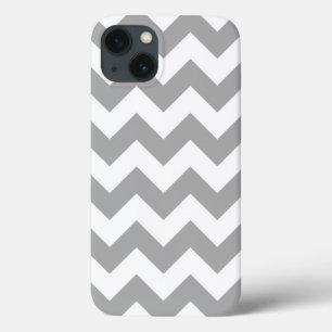 Grey Zigzag Pattern iPhone 13 Case
