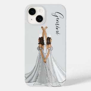 Grey Zodiac Gemini Goddess Custom  Case-Mate iPhone 14 Case