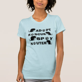 Greyfoot Cat Rescue Adopt Rescue Shirt