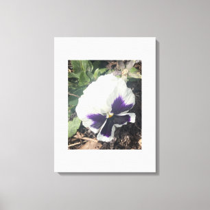 greyforaday White Floral Print
