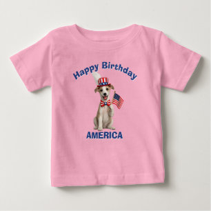 Greyhound (2u) Patriotic Kid T-Shirt