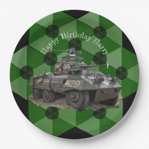 Greyhound APC Paper Plate
