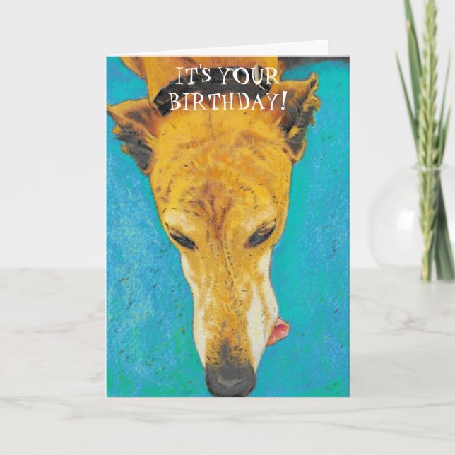 Greyhound Birthday Card ETS (Front)