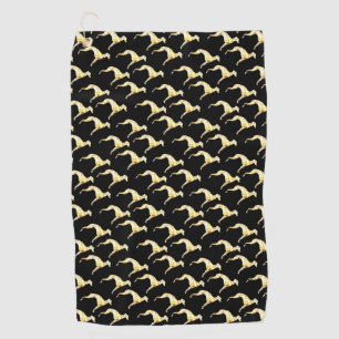 GREYHOUND BLING GOLF TOWEL