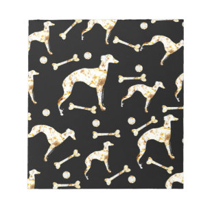 GREYHOUND BLING NOTEPAD