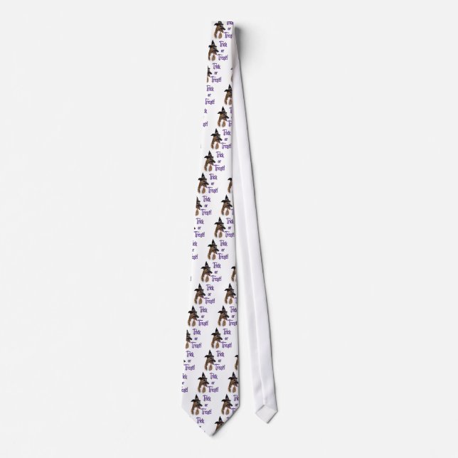 Greyhound (brindle) Trick Tie (Front)