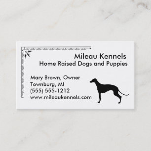 Greyhound Business Card