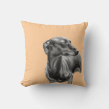 Greyhound Charcoal Hand Drawn Artwork