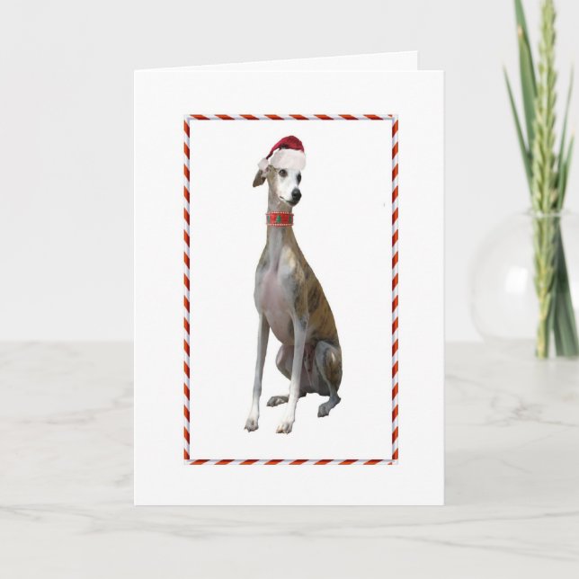 Greyhound Christmas Card (Front)
