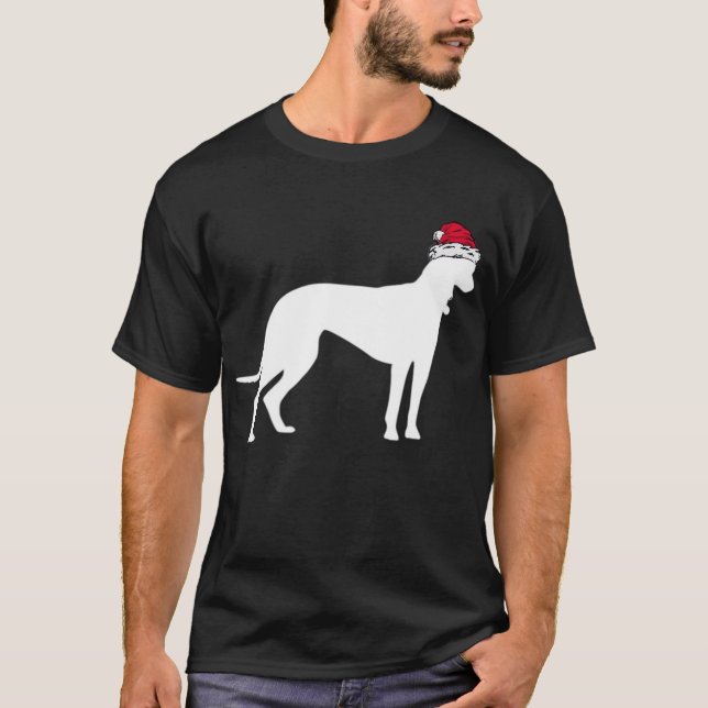 Greyhound Christmas Essential T-Shirt (Front)