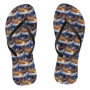Greyhound Christmas Festive Season Jandals