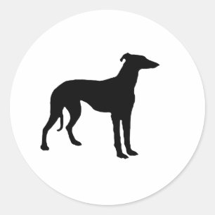 Greyhound Classic Round Sticker