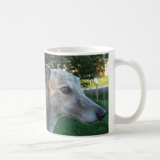 greyhound coffee mug