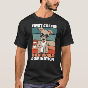 Greyhound Coffee Pet Dog Breed Greyhound T-Shirt